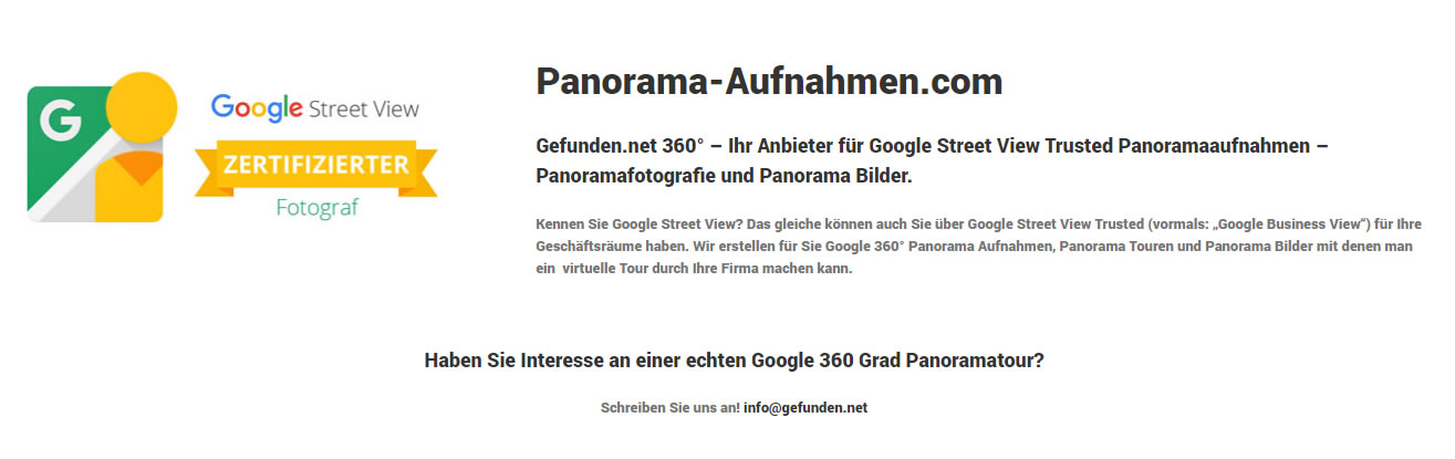 Google 360° Fotograf für Limbach