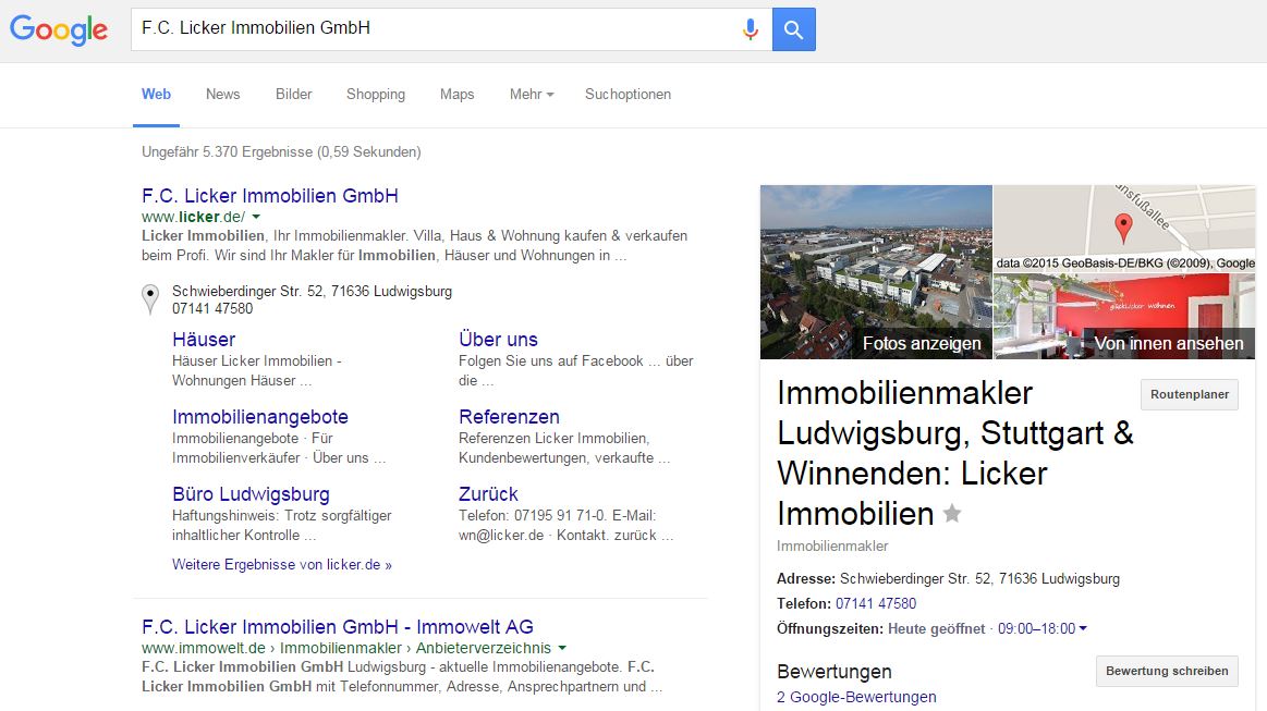 google_lickerimmo